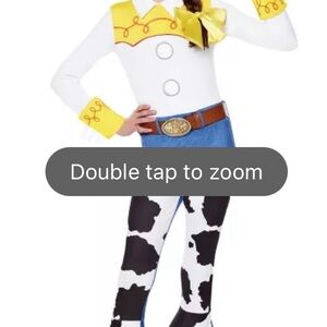 Cowgirl Costume with Yellow Accents